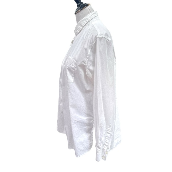 Gap Boyfriend Button Down Shirt White Size Medium - Picture 3 of 9